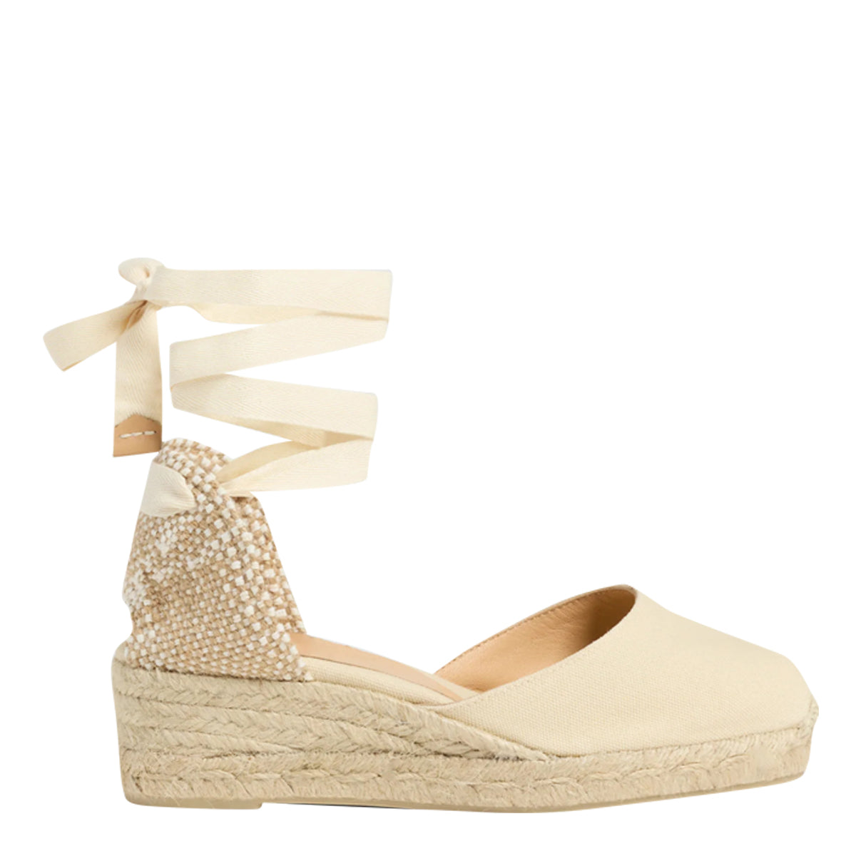 Castaner Sandals White Fabric/rubber Sole