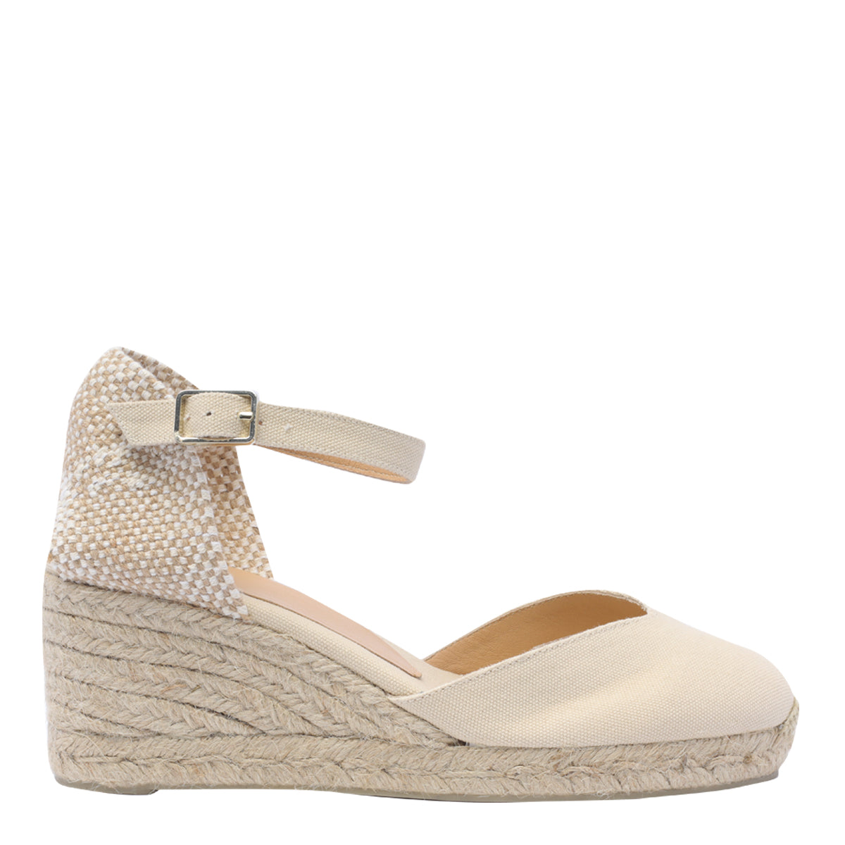Castaner Sandals White Fabric/rubber Sole