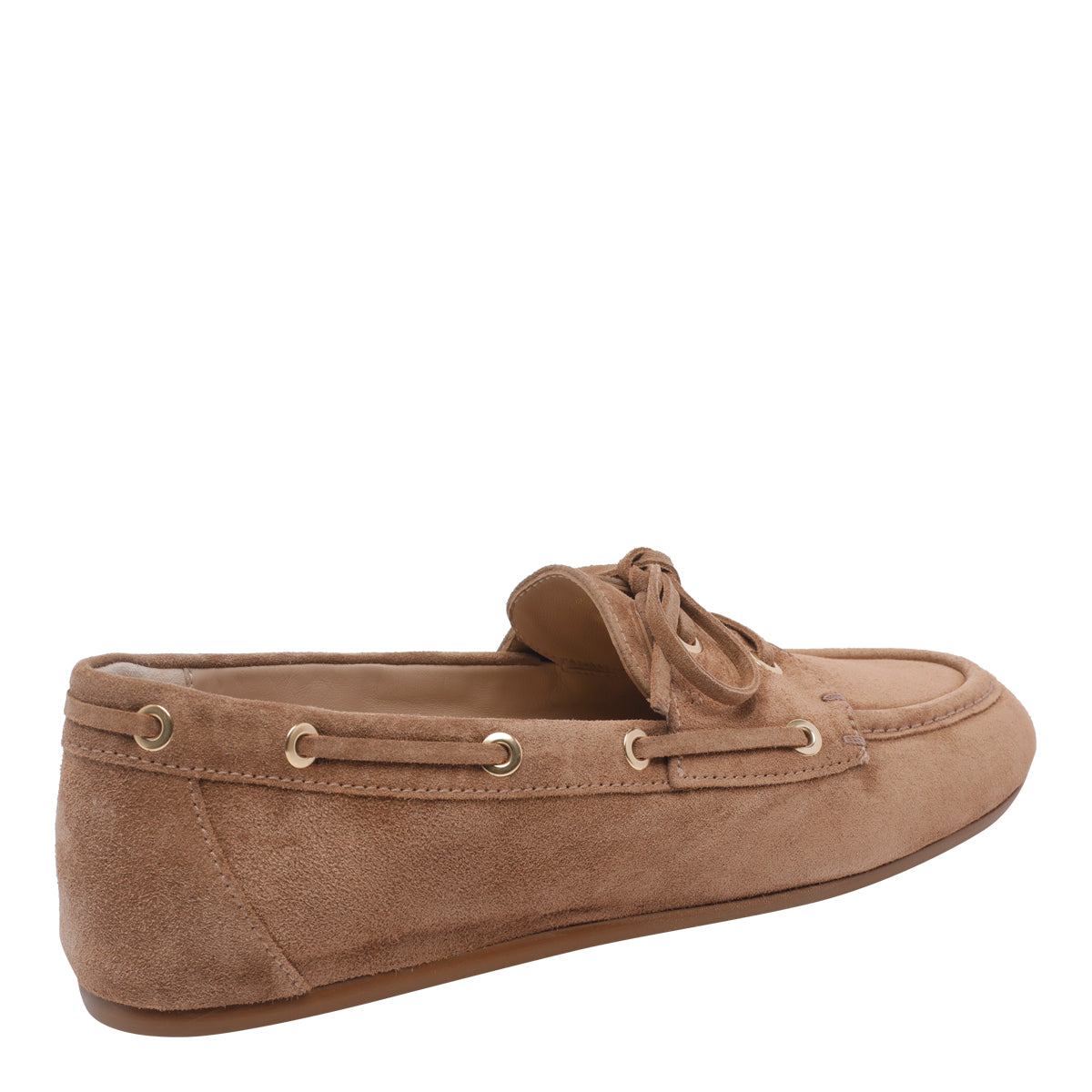 Stuart Weitzman Flat shoes Brown Suede Leather/rubber Sole