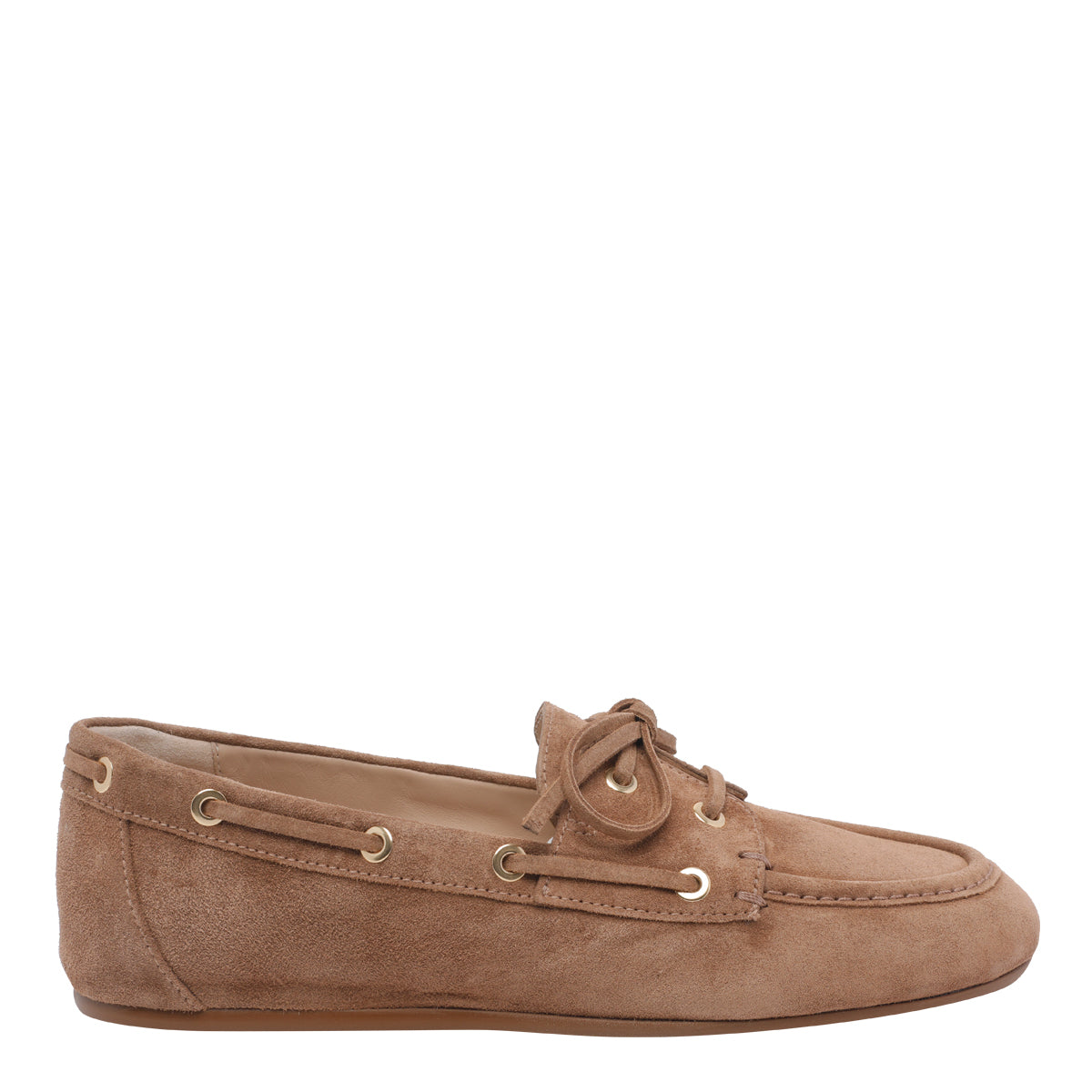 Stuart Weitzman Flat shoes Brown Suede Leather/rubber Sole