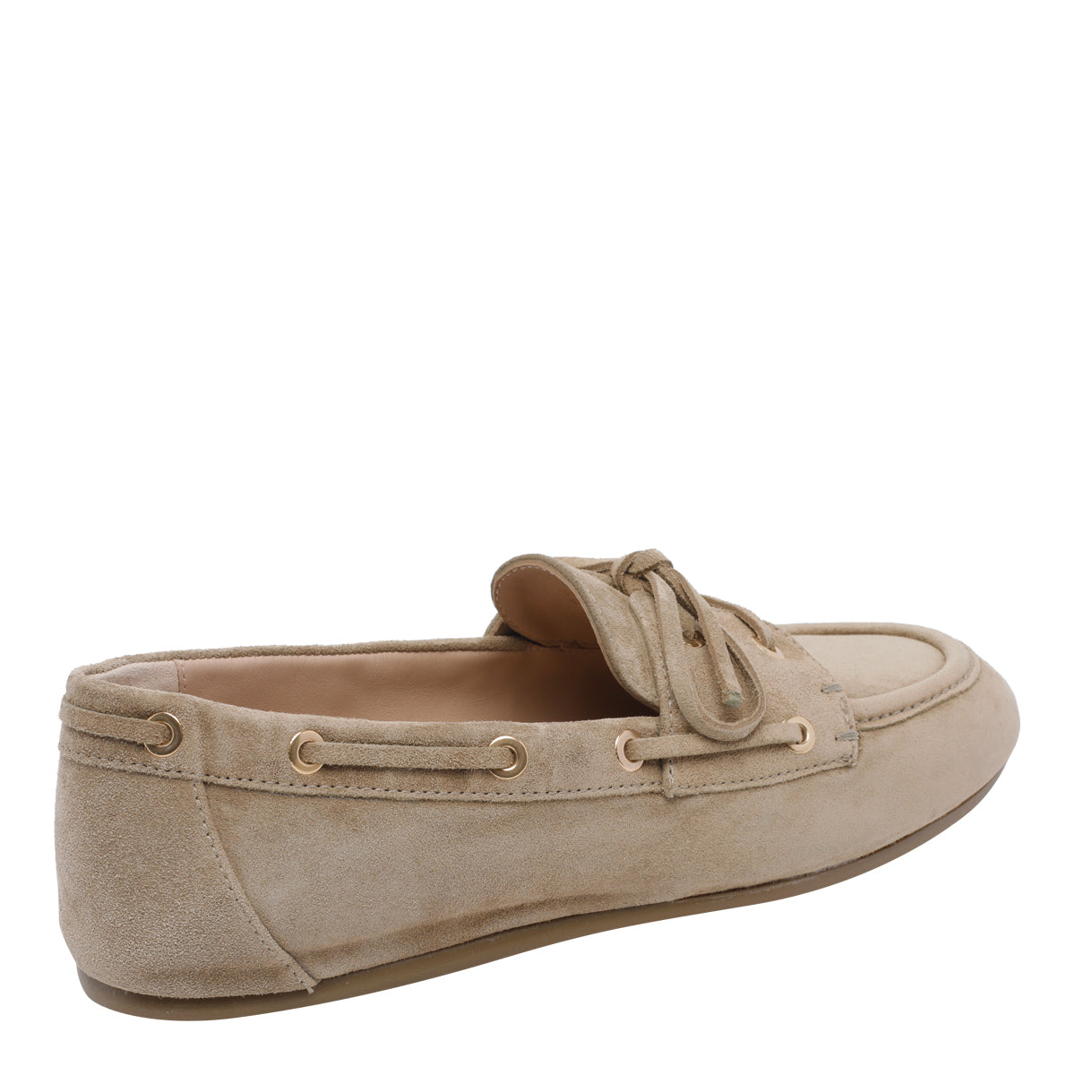 Stuart Weitzman Flat shoes Green Suede Leather/rubber Sole