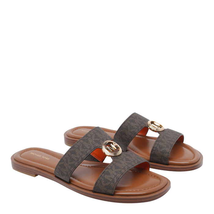 Michael Kors Sandals Brown Pvc/rubber Sole