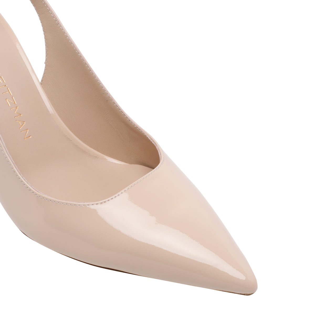 Stuart Weitzman With Heel Pink Patent Leather/leather Sole