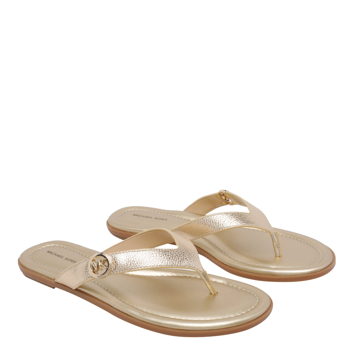 Michael Kors Sandals Golden Calf Leather/rubber Sole