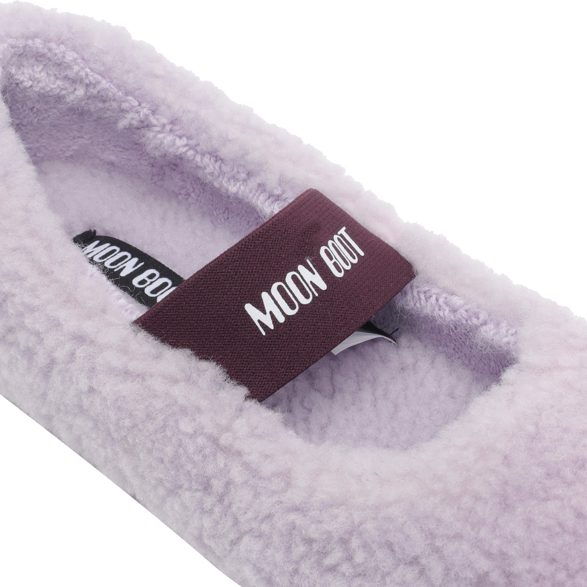 Moon Boot Flat shoes Purple Real Fur/rubber Sole