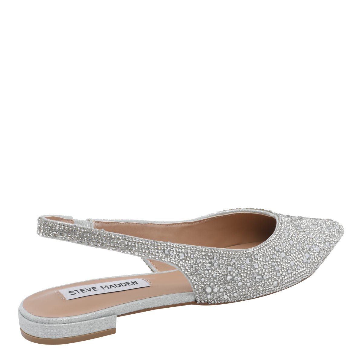 Steve Madden Flat shoes Silver Fabric Glass/rubber Sole