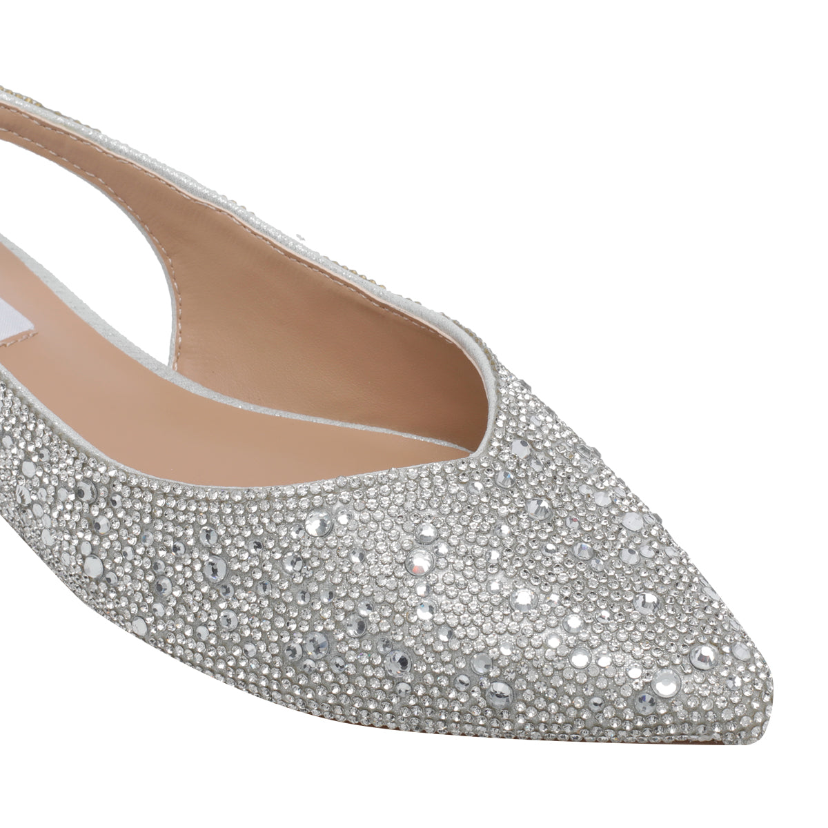 Steve Madden Flat shoes Silver Fabric Glass/rubber Sole