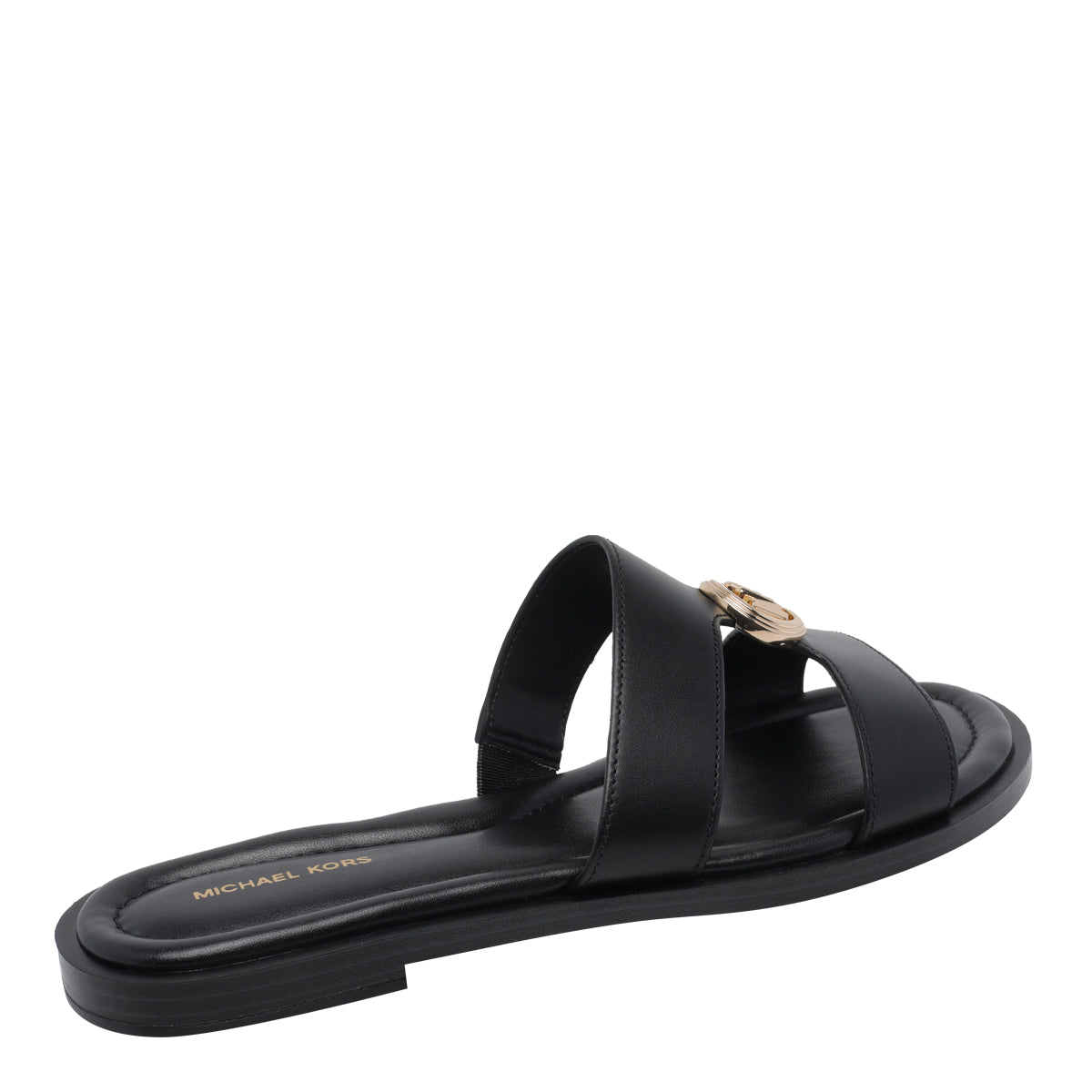Michael Kors Sandals Black Calf Leather/rubber Sole