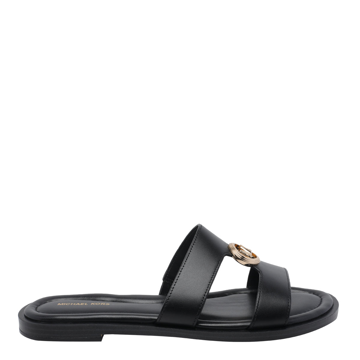 Michael Kors Sandals Black Calf Leather/rubber Sole
