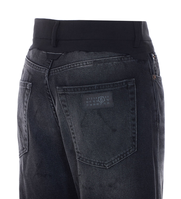 MM6 Maison Margiela Jeans Black Cotton