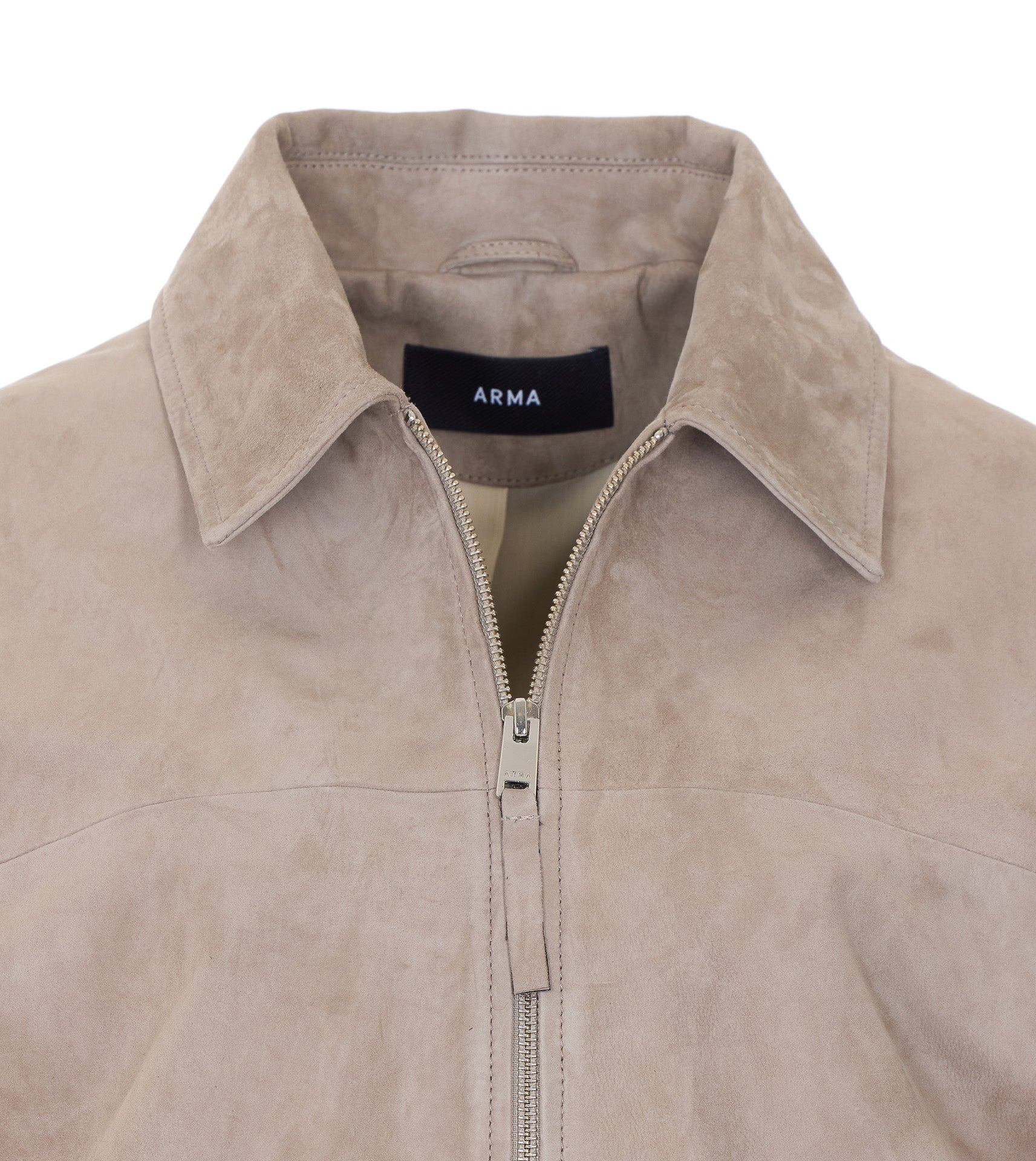 Arma Jackets Grey Lamb Leather