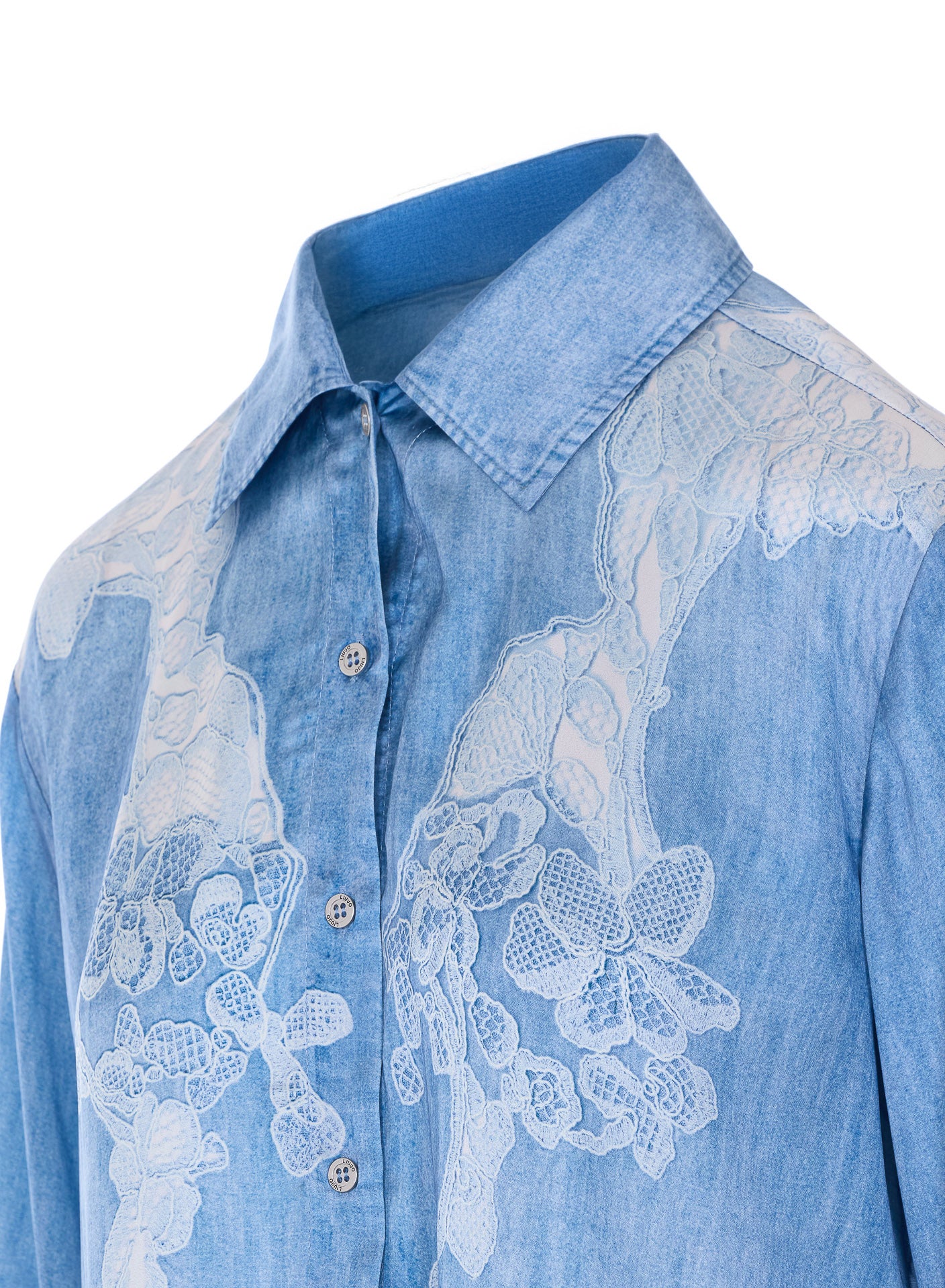 Liu Jo Shirts Blue Polyester