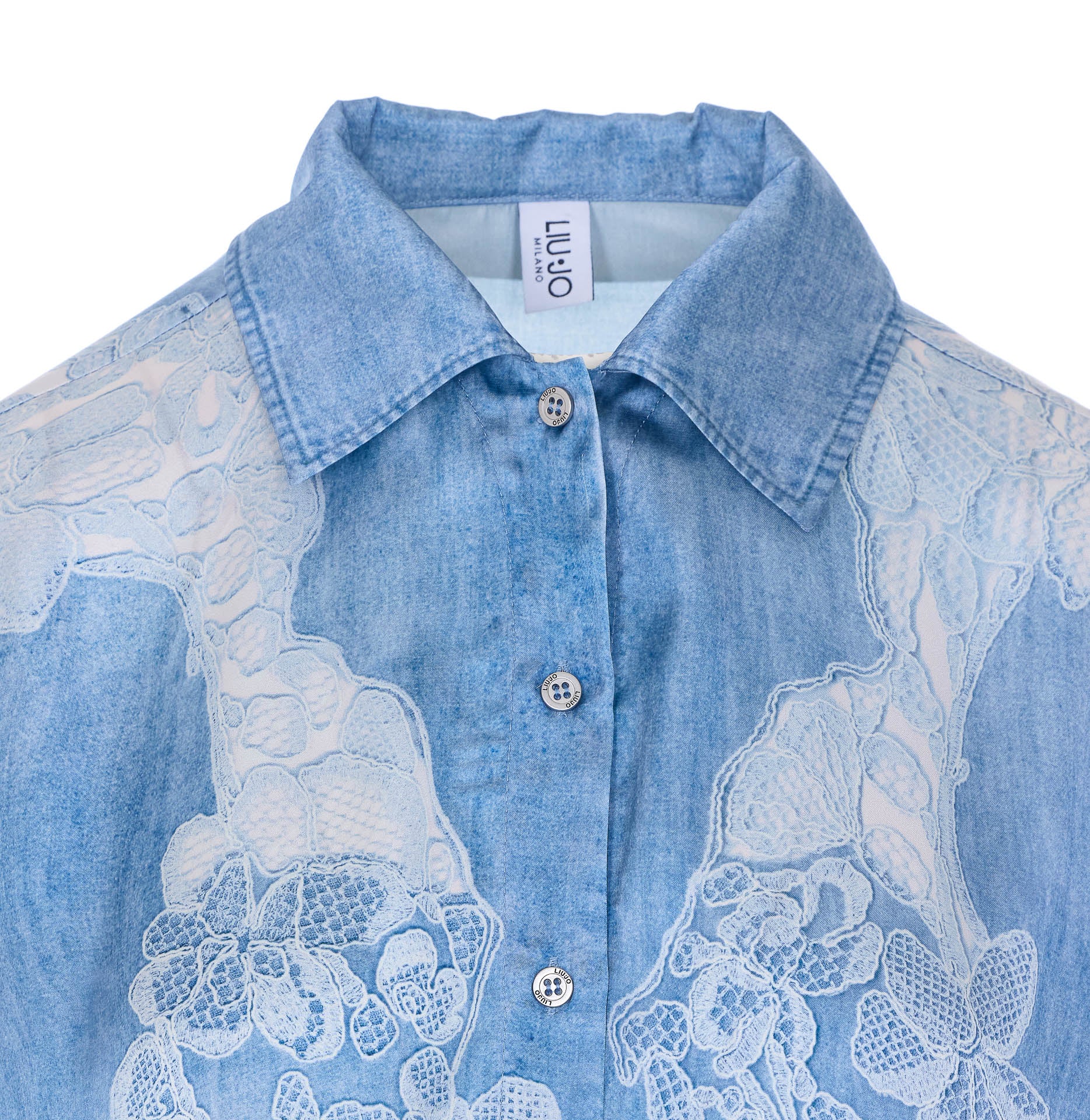 Liu Jo Shirts Blue Polyester