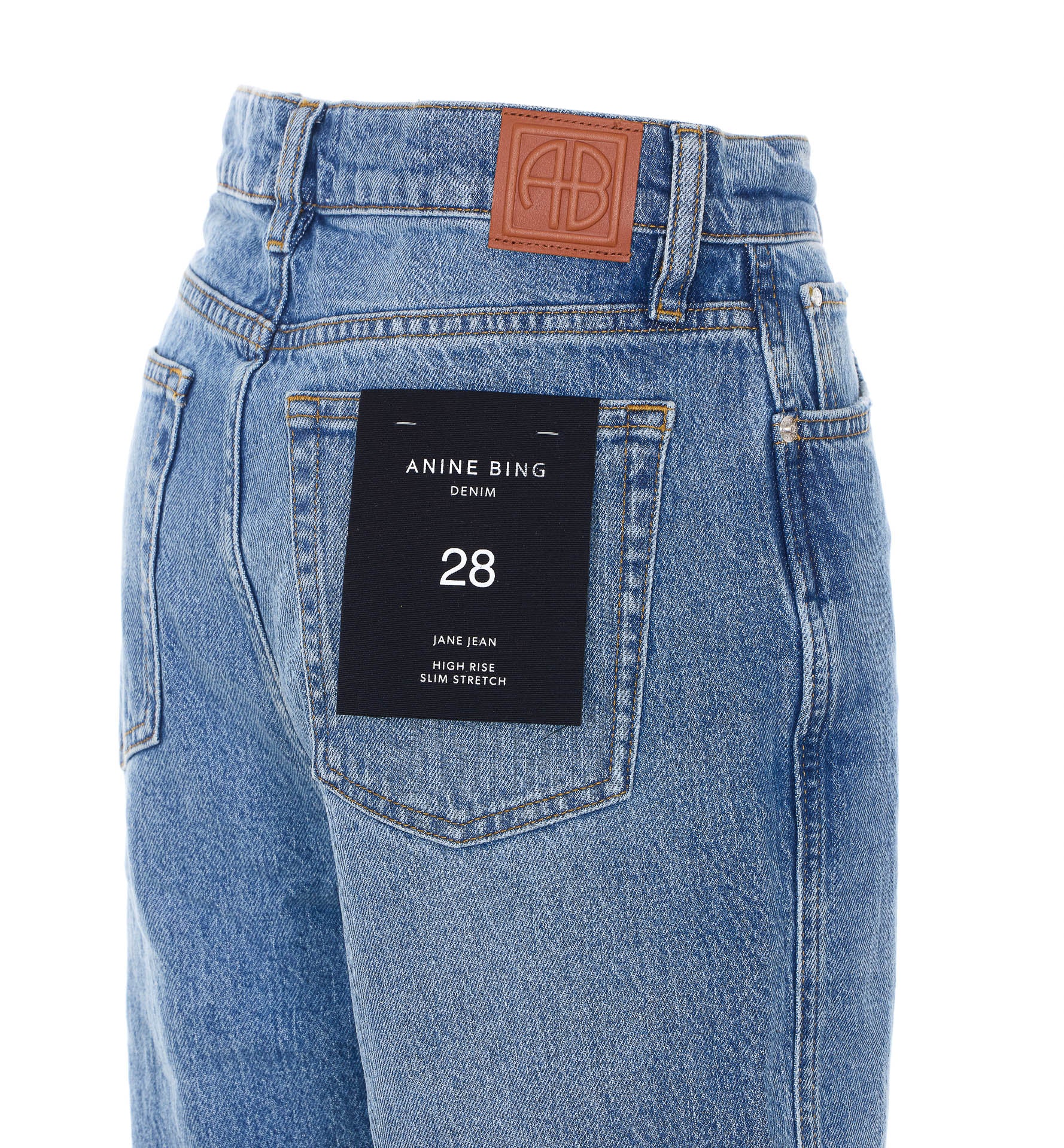 ANINE BING Jeans Blue Cotton