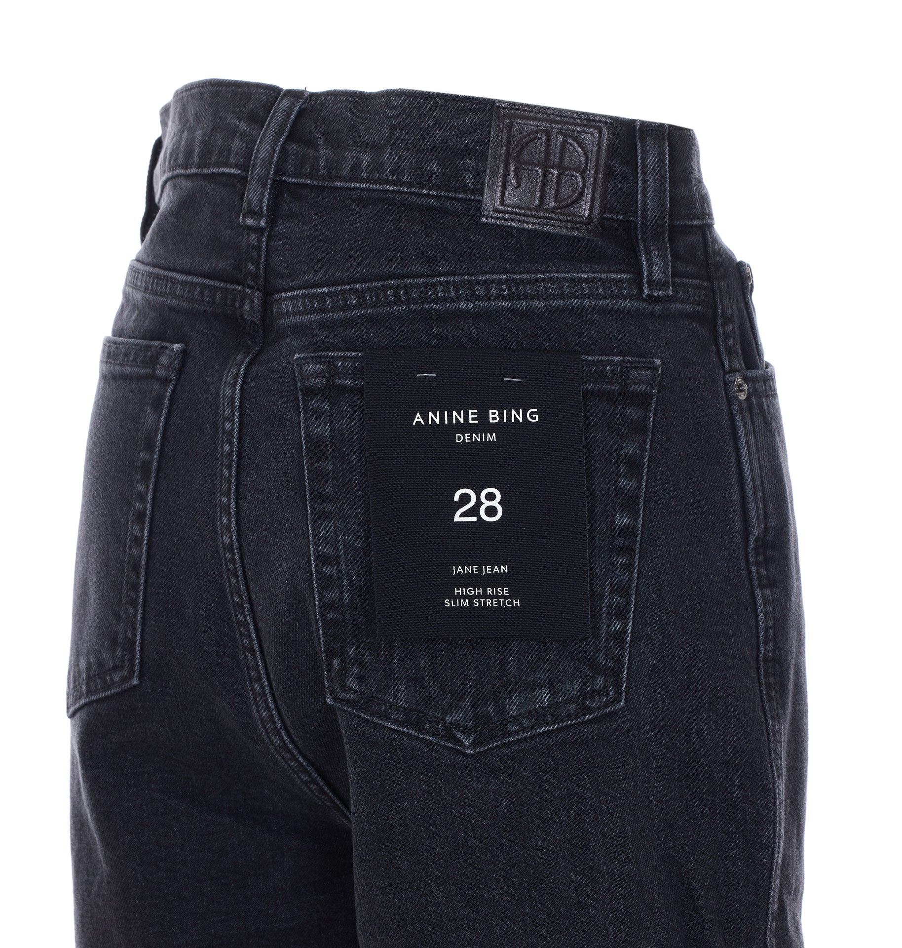 ANINE BING Jeans Black Cotton