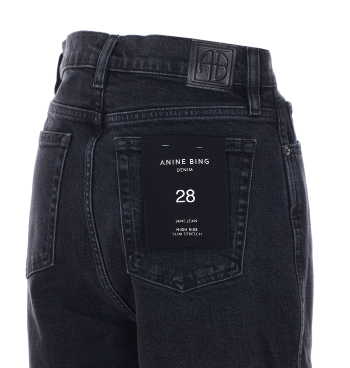 ANINE BING Jeans Black Cotton