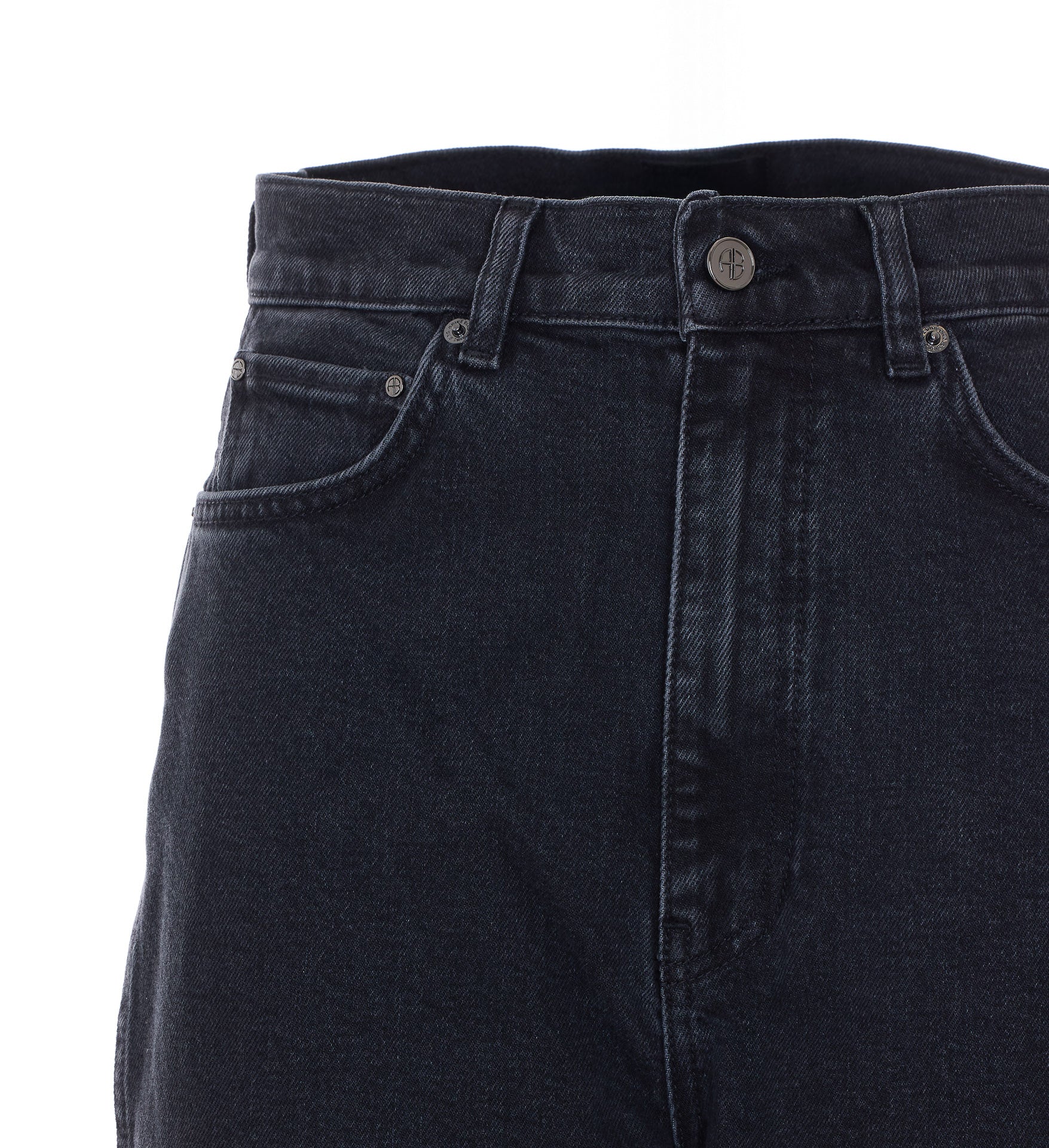 ANINE BING Jeans Black Cotton