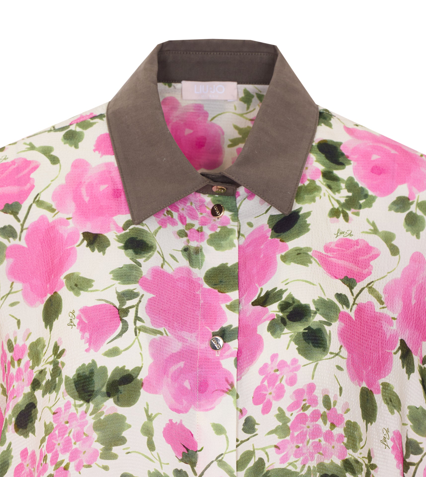 Liu Jo Shirts Pink Viscose