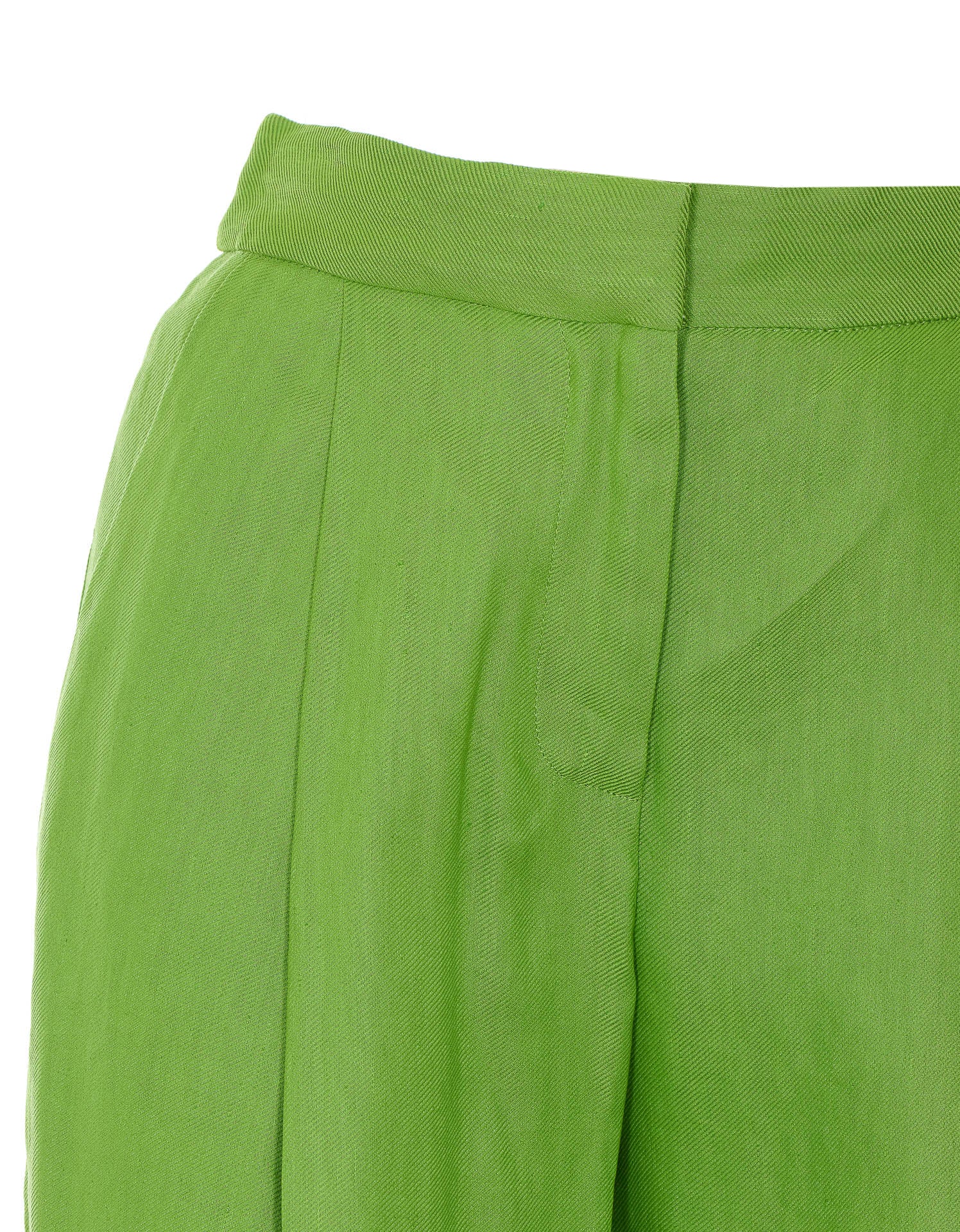 Elisabetta Franchi Trousers Green Linen