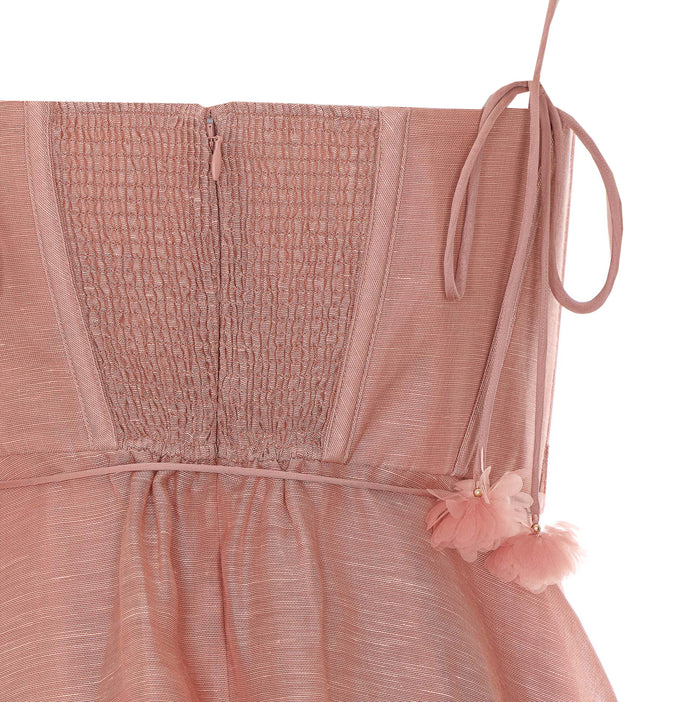 Zimmermann Dresses Pink Linen