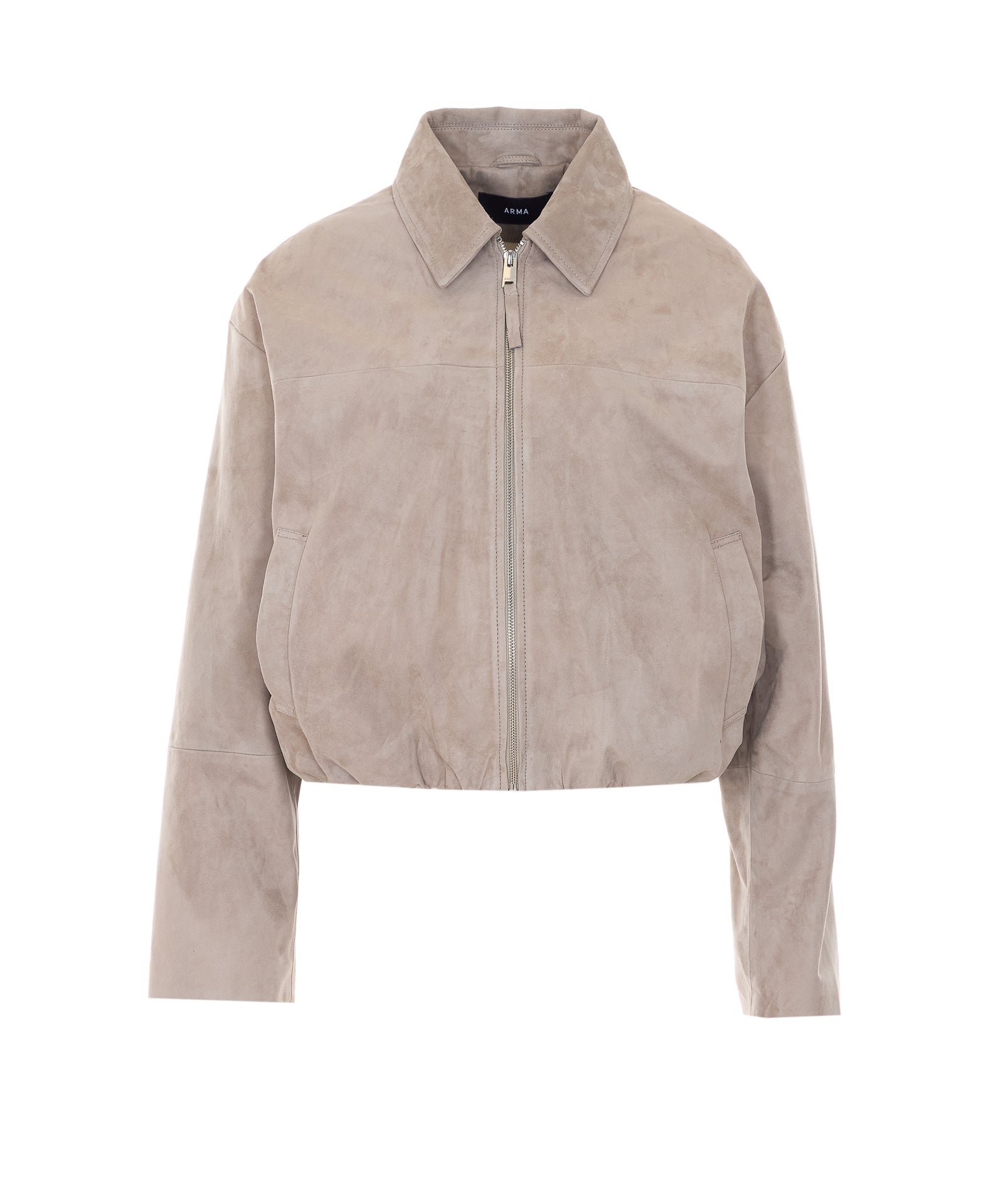 Arma Jackets Grey Lamb Leather