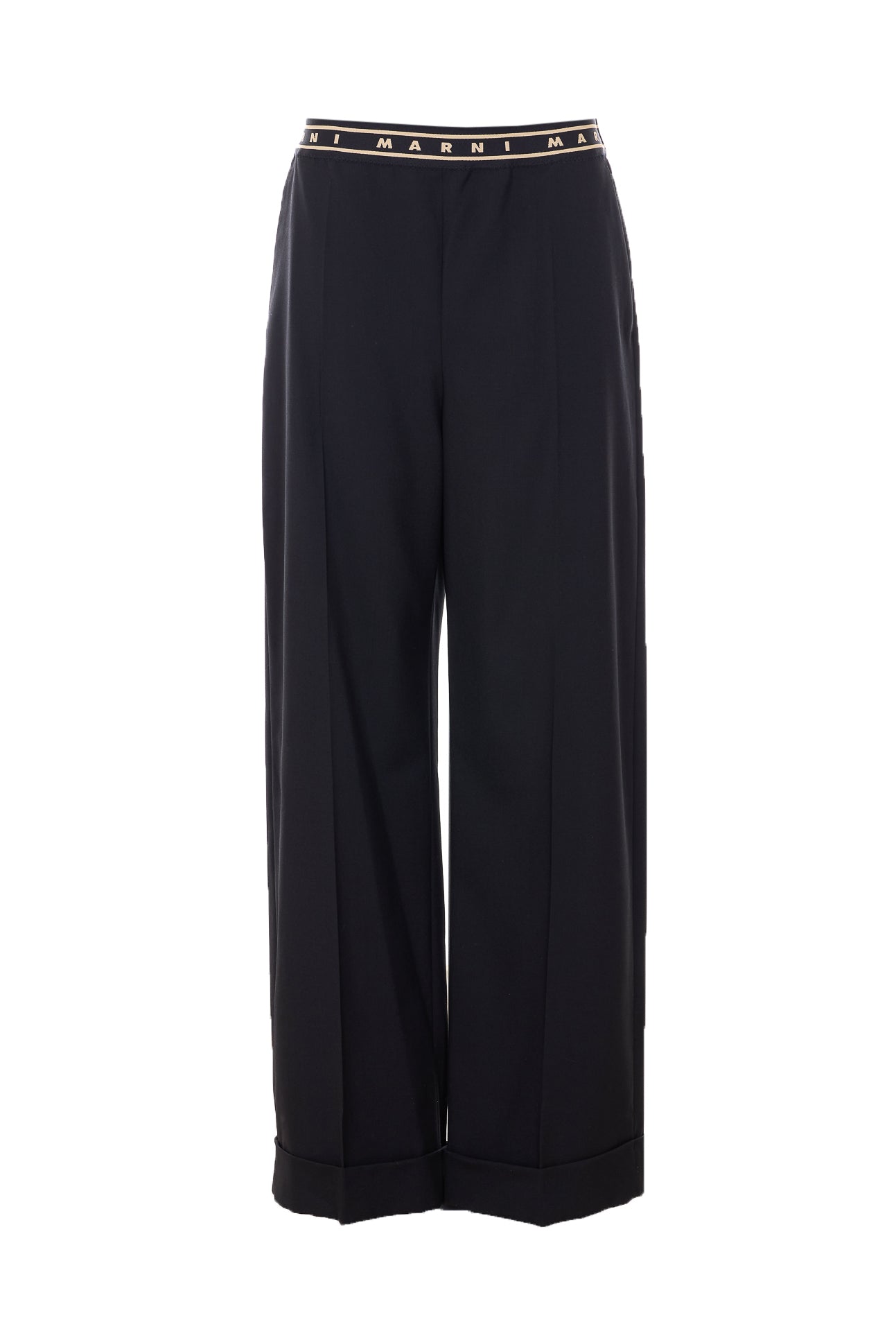 Marni Trousers Black Virgin Wool
