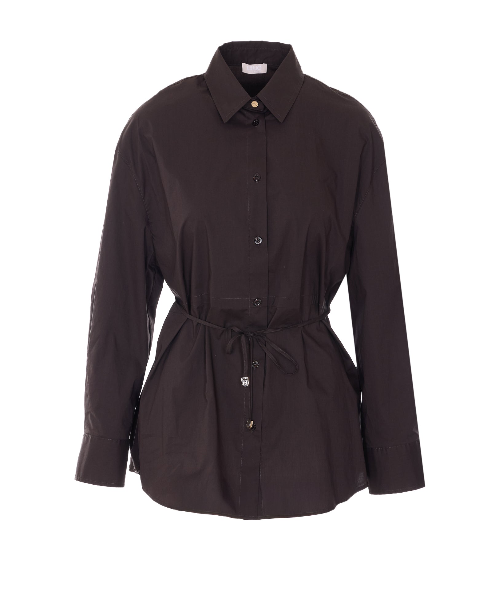 Liu Jo Shirts Brown Cotton