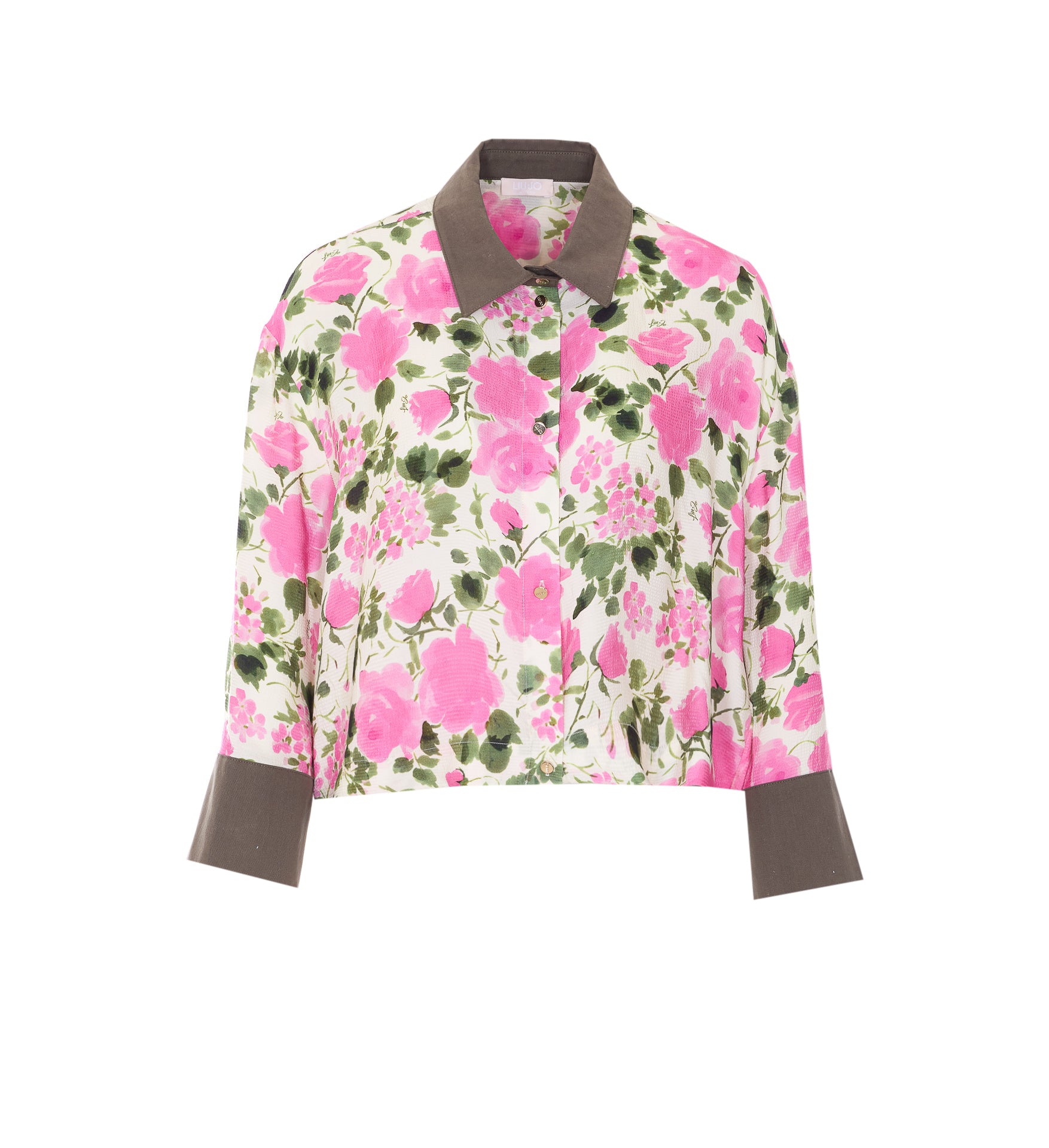 Liu Jo Shirts Pink Viscose