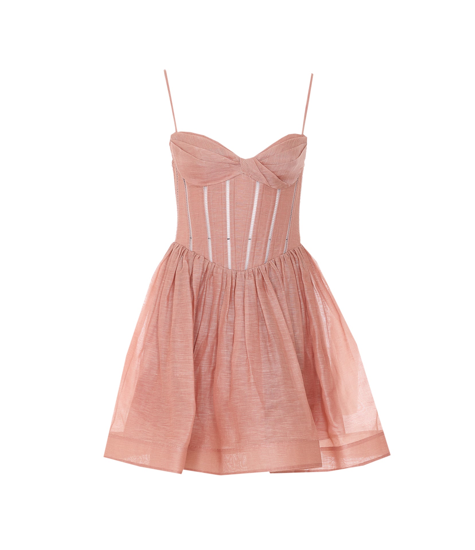 Zimmermann Dresses Pink Linen
