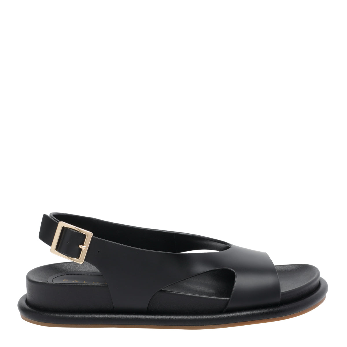 Palomitas by Paloma Barcelo Sandals Black Calf Leather/rubber Sole