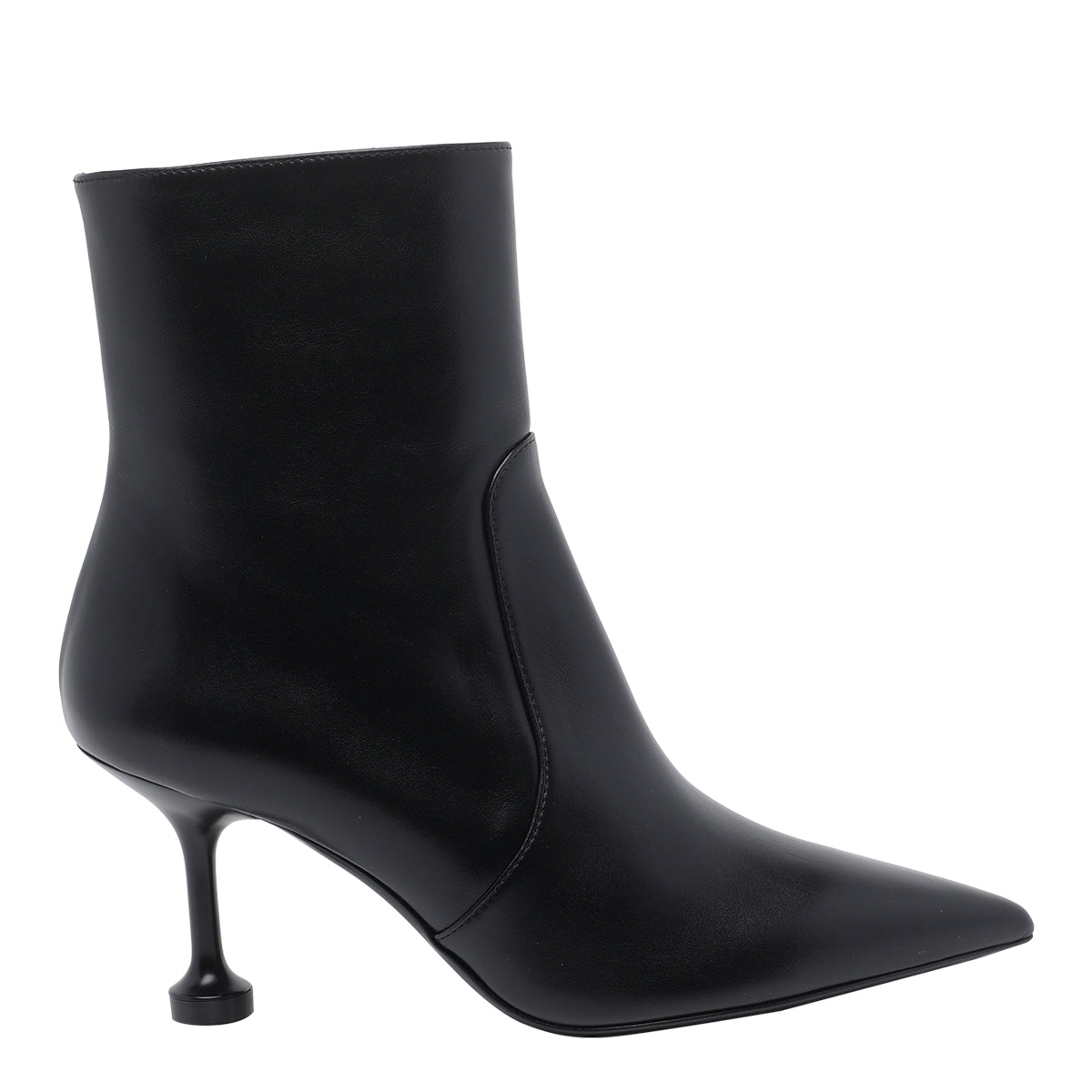 Stuart Weitzman Boots Black Calf Leather/leather Sole