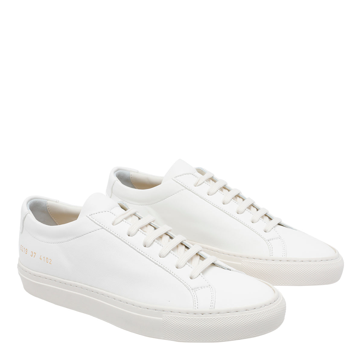 Common Projects Sneakers White Calf Leather/rubber Sole
