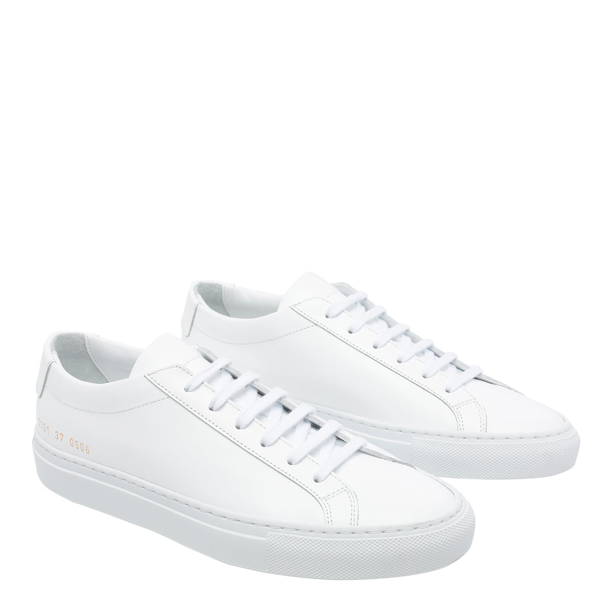 Common Projects Sneakers White Calf Leather/rubber Sole