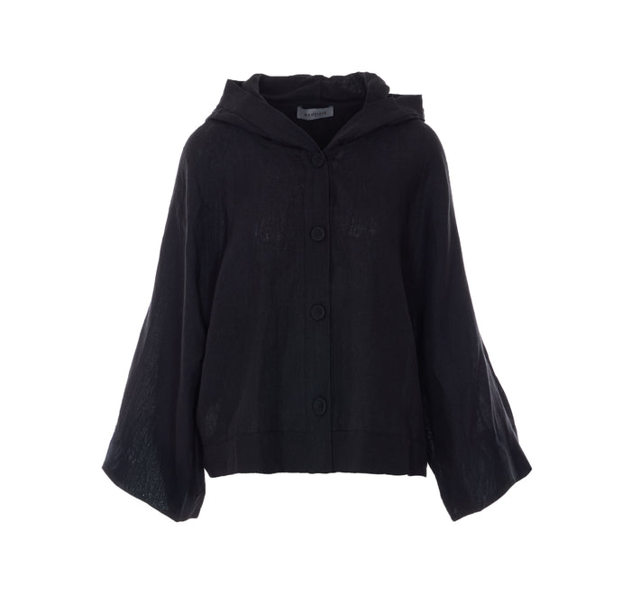 MAURIZIO Jackets Black Linen