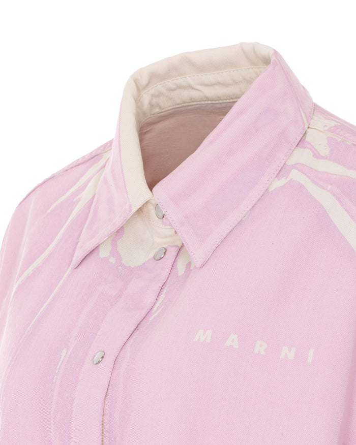 Marni Shirts Pink Cotton