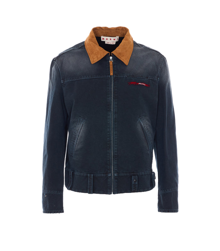 Marni Jackets Blue Cotton