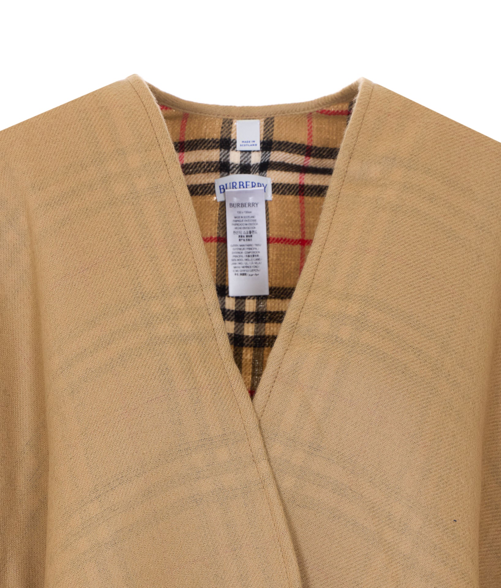 Burberry Jackets Beige Wool