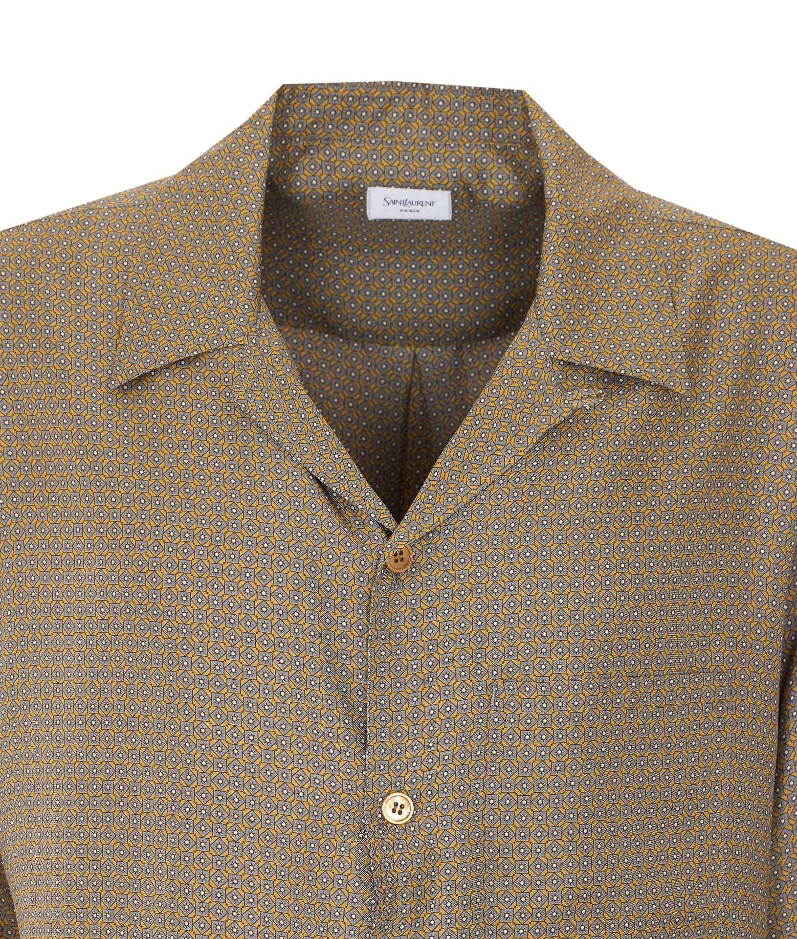 Saint Laurent Shirts Green Silk
