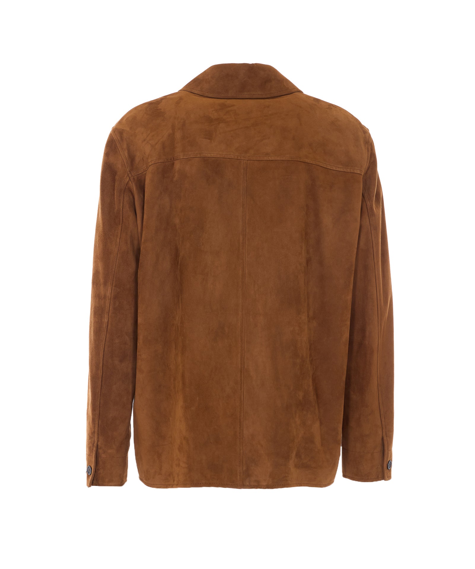 Saint Laurent Jackets Brown Lambskin