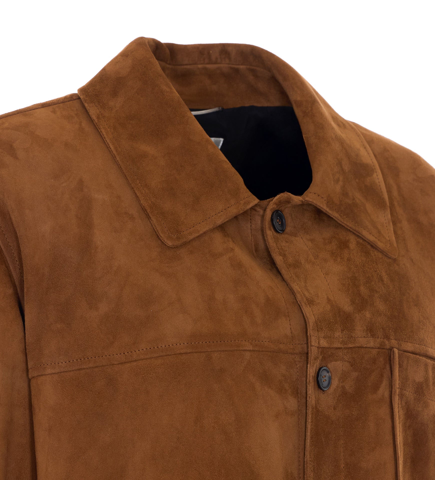 Saint Laurent Jackets Brown Lambskin
