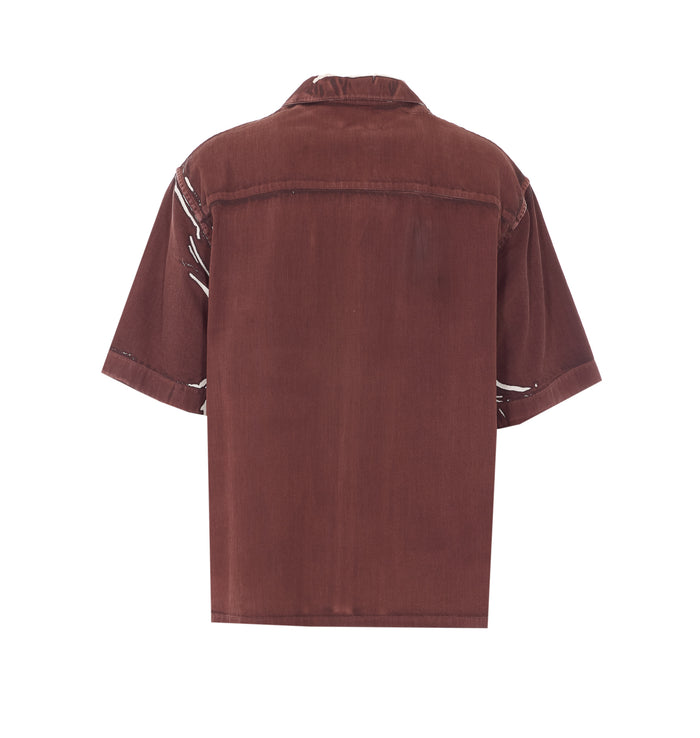 Marni Shirts Brown Cotton