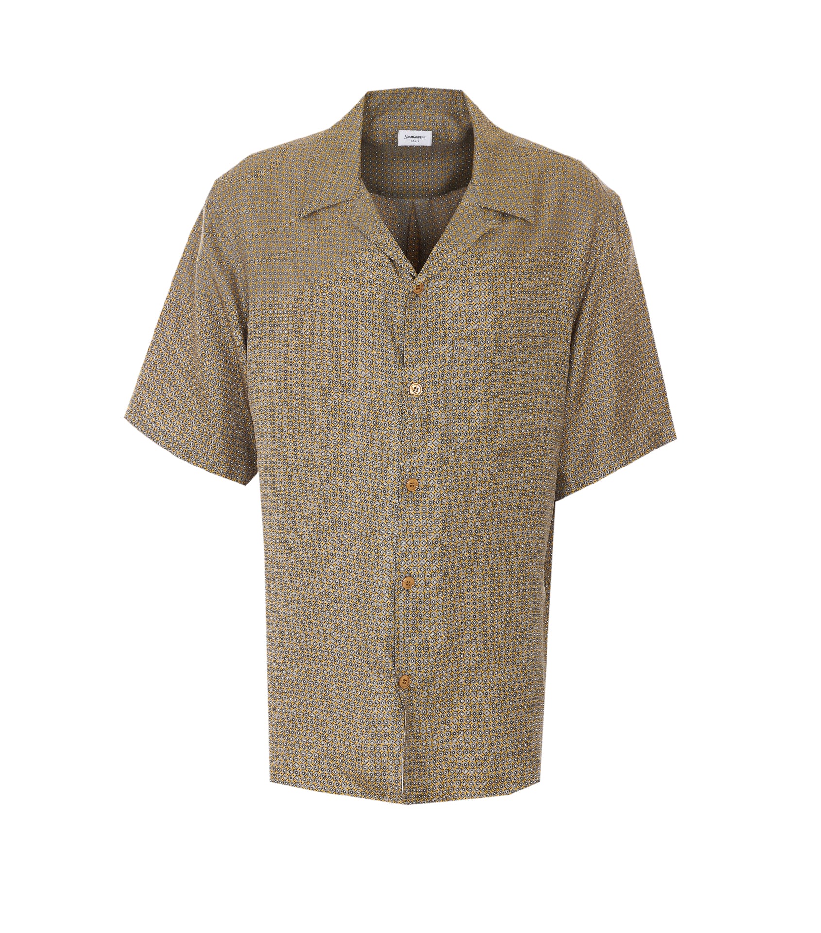 Saint Laurent Shirts Green Silk