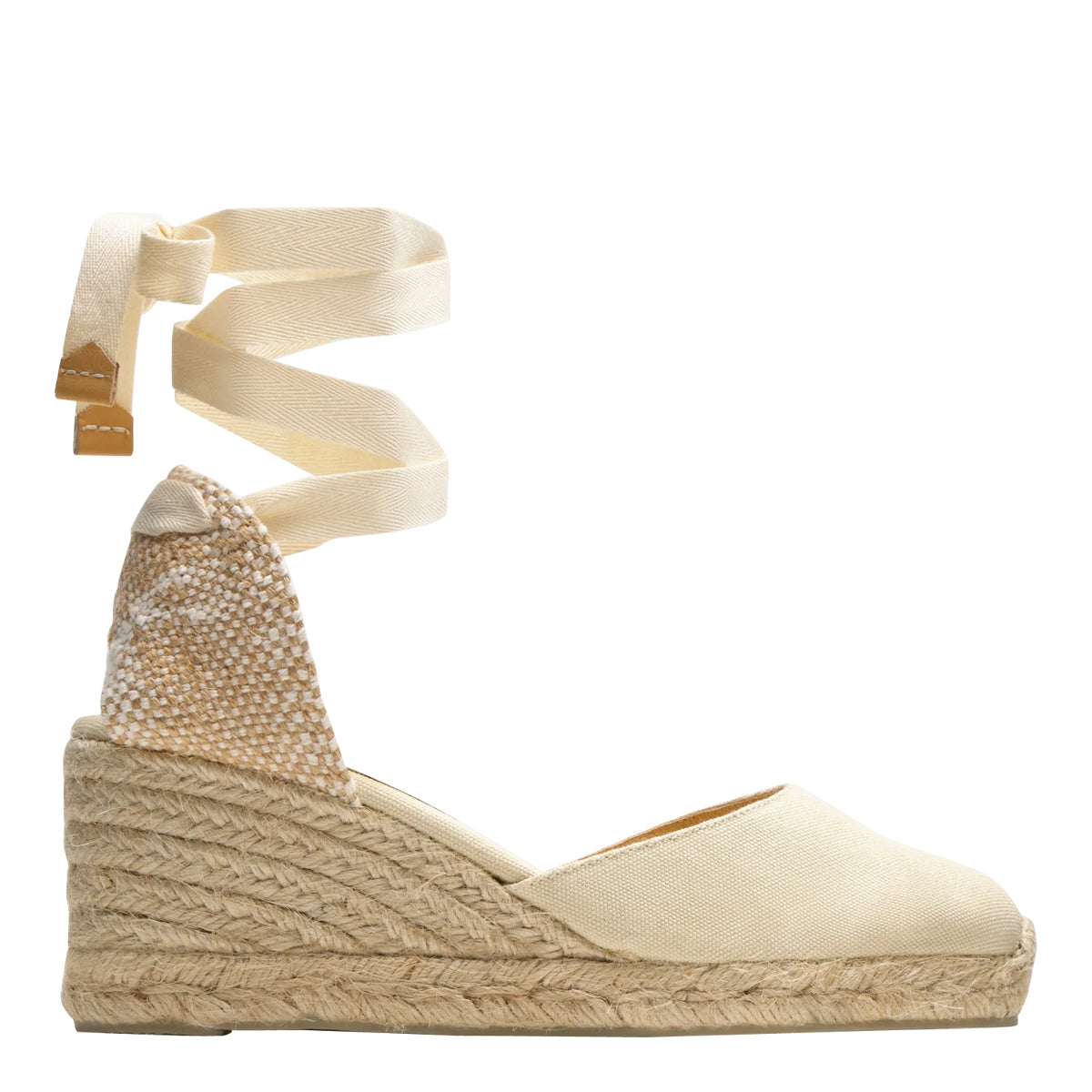 Castaner Sandals White Fabric/rubber Sole