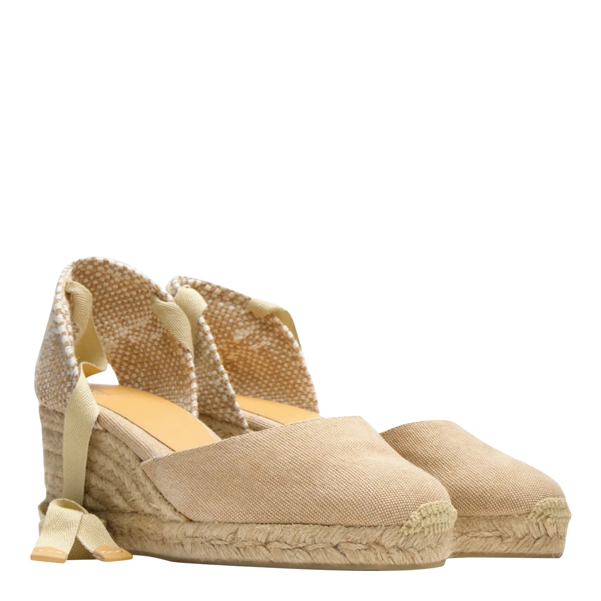 Castaner Sandals Beige Fabric/rubber Sole