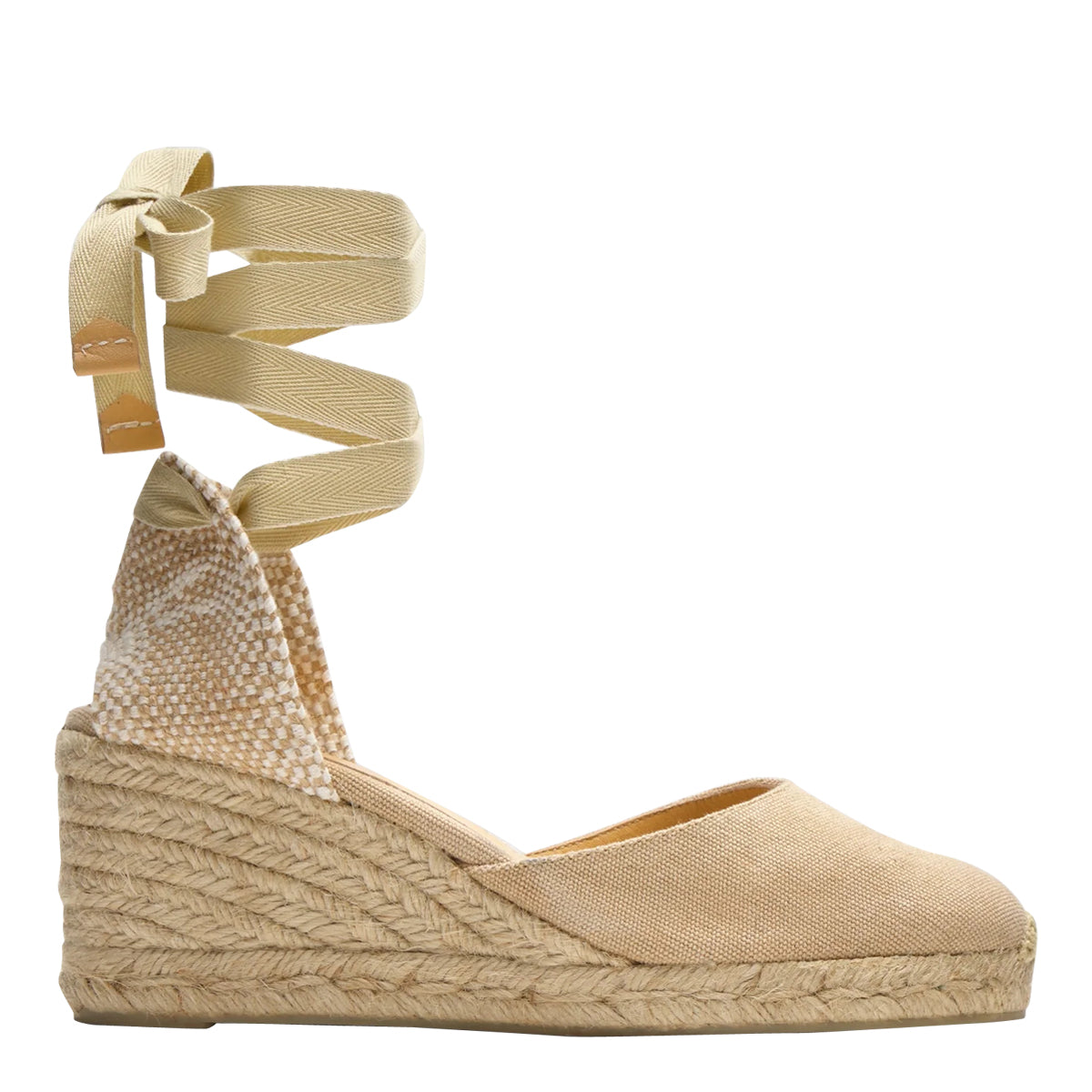 Castaner Sandals Beige Fabric/rubber Sole