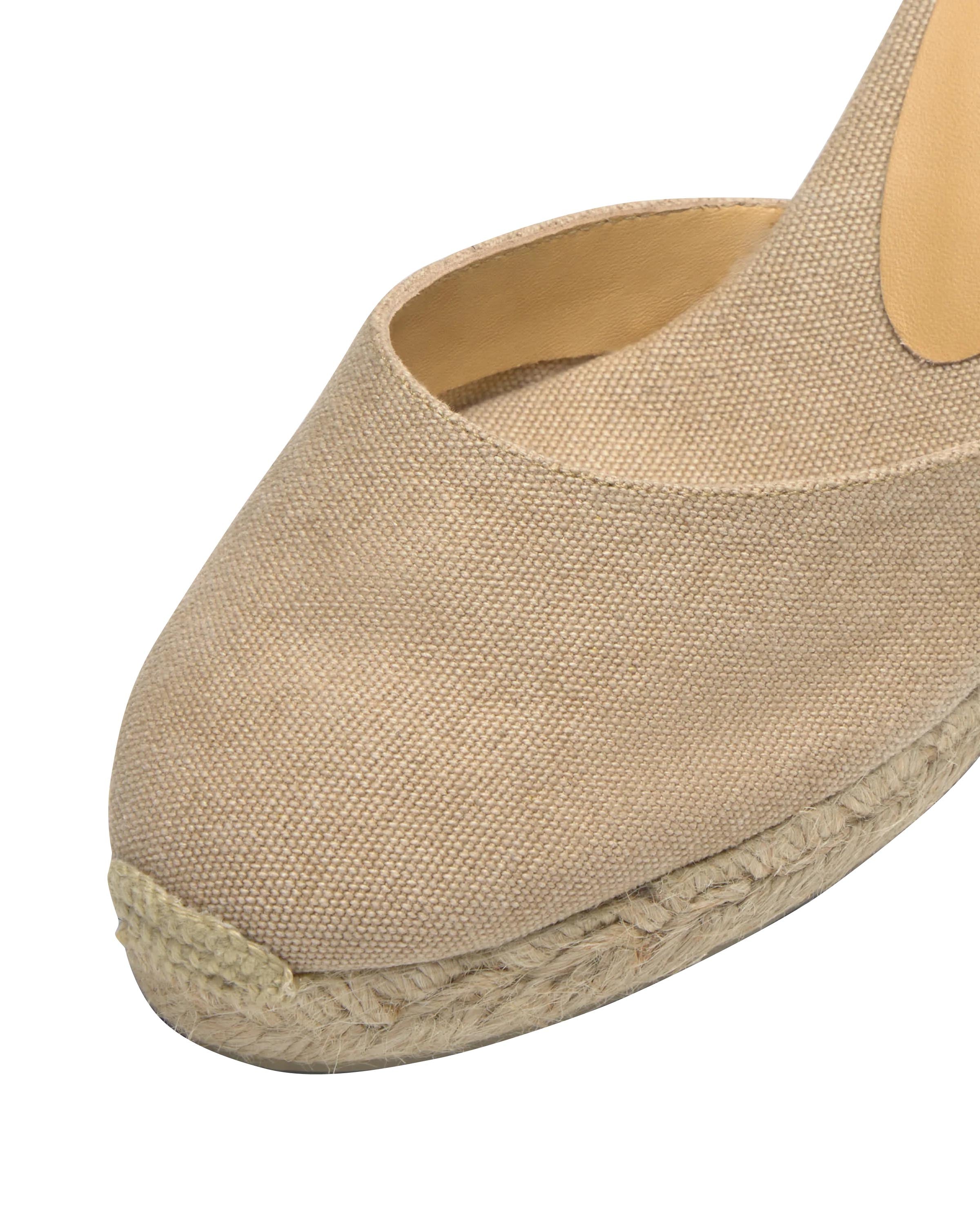 Castaner Sandals Beige Fabric/rubber Sole