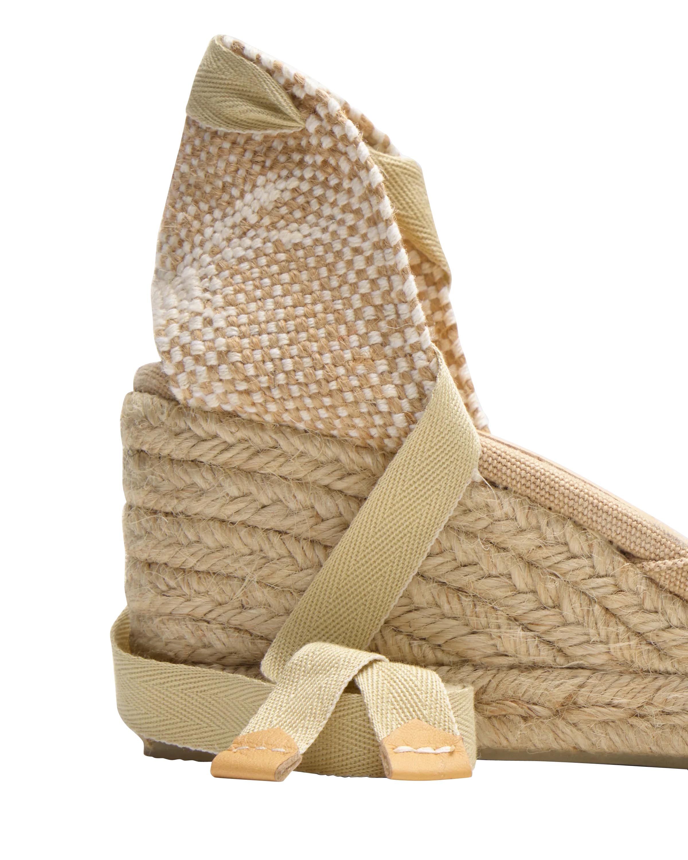Castaner Sandals Beige Fabric/rubber Sole