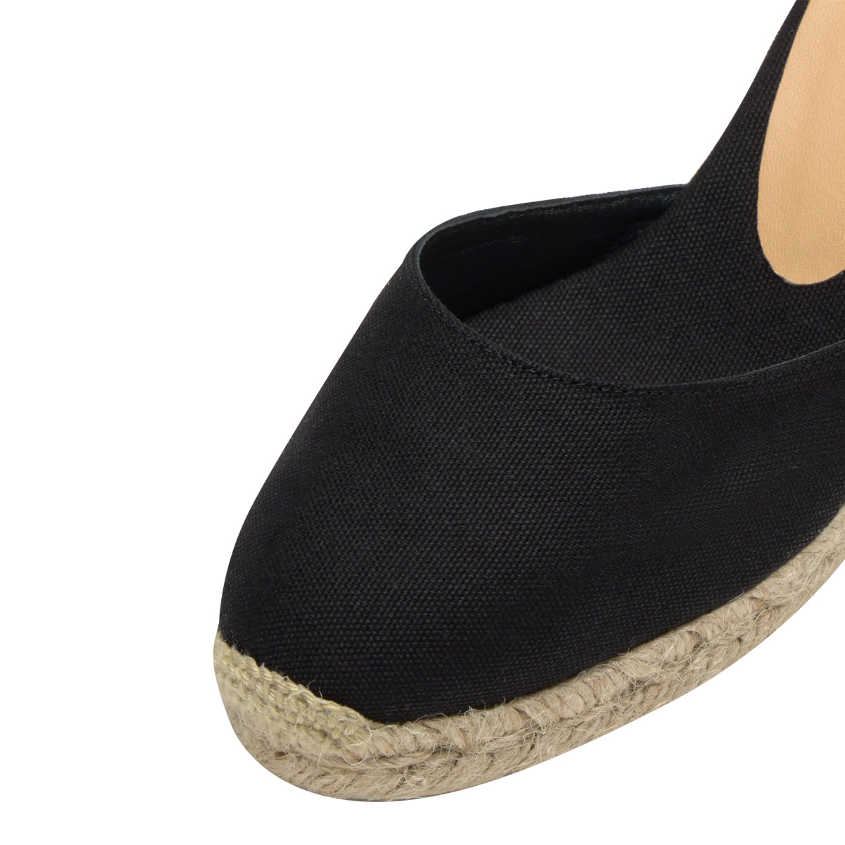 Castaner Sandals Black Fabric/rubber Sole