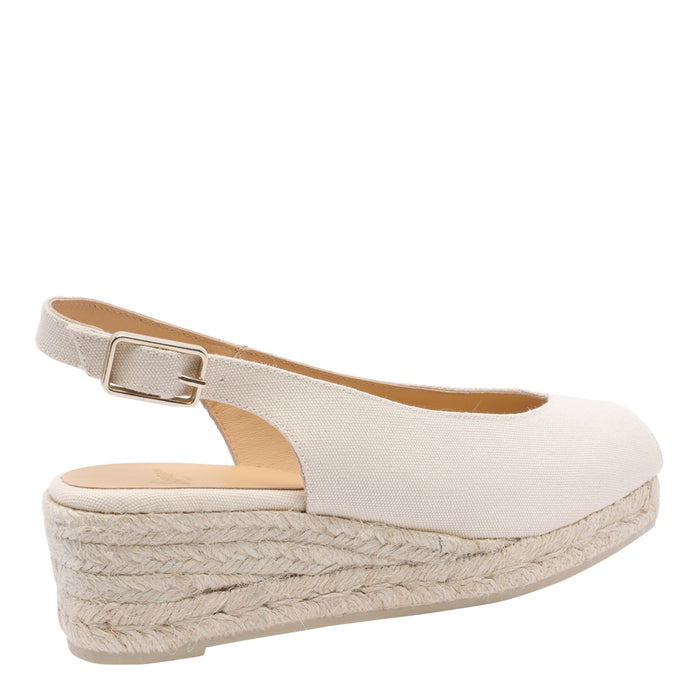 Castaner Sandals White Fabric/rubber Sole