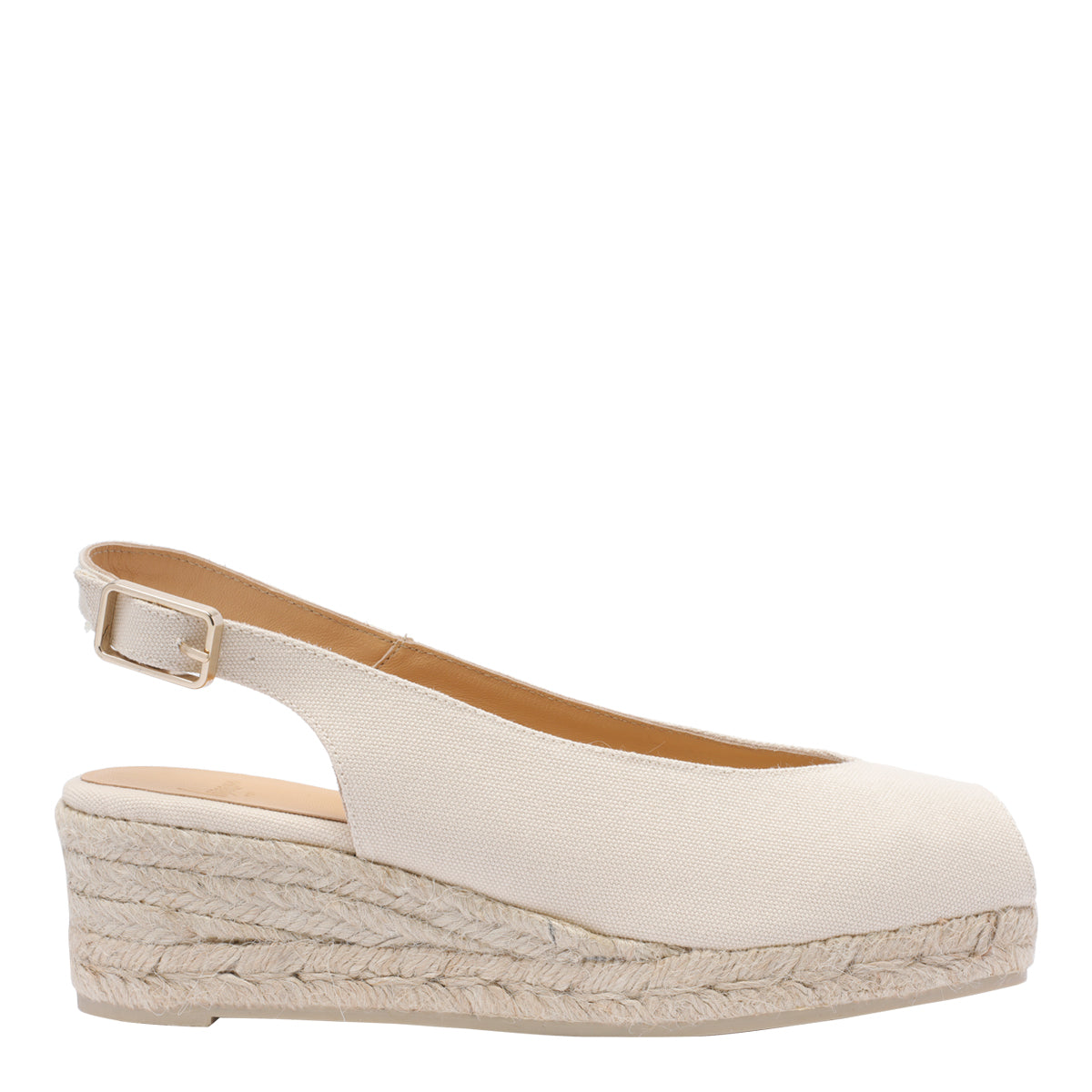 Castaner Sandals White Fabric/rubber Sole